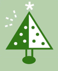 live Christmas tree Guelph logo
